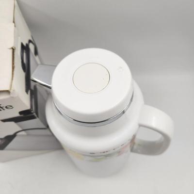1 LITER FLOWERED INSULATED BEVERAGE CARAFE