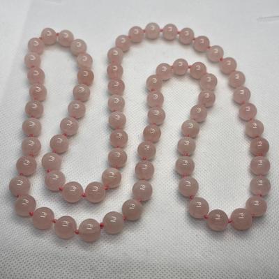 LOVELY PINK GLASS BEAD STRAND
