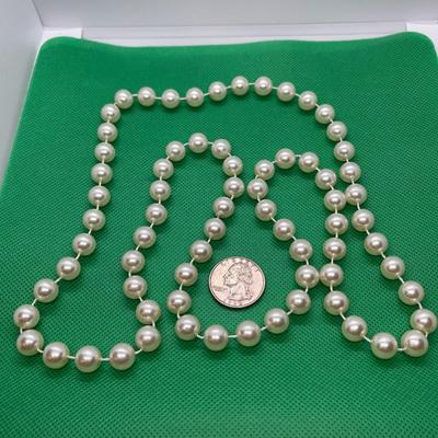 36â€ FAUX PEARL NECKLACE