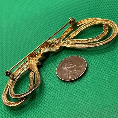 2-TONE SHINY, MATTE TWISTED STYLE PIN