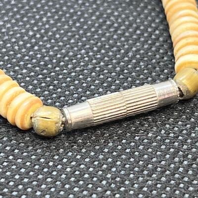 CARVED BONE EXOTIC NECKLACE