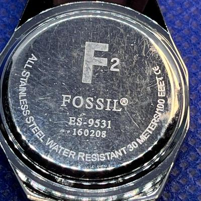 LADIES â€œFOSSIL F2â€ WATCH w/CALENDAR