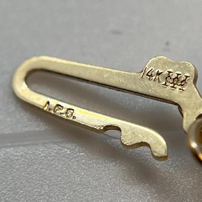 WONDERFUL GRAY PEARL 14K NECKLACE