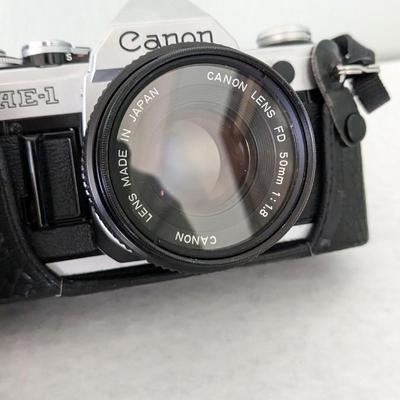 Canon AE-1 Camera w/ Lenses and Accessories