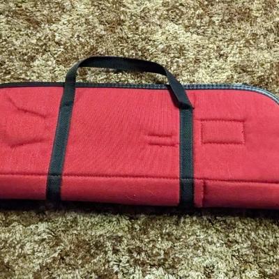 Glass Front Gun Cabinet w/ Extras