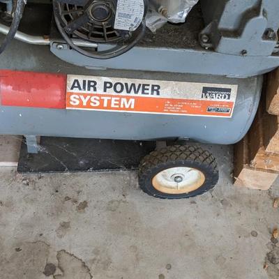Montgomery Ward Air Compressor and Extras