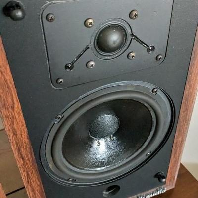 Vintage Polk Audio Model 4 2-Way Tube Speakers