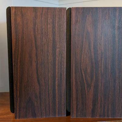 Vintage Polk Audio Model 4 2-Way Tube Speakers