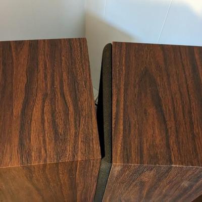 Vintage Polk Audio Model 4 2-Way Tube Speakers