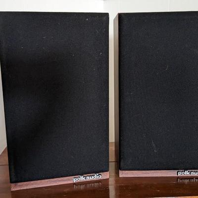 Vintage Polk Audio Model 4 2-Way Tube Speakers