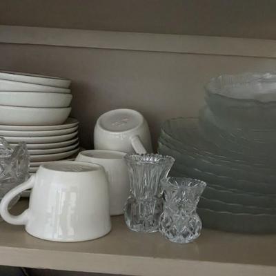Contents of Upper Kitchen Cabinets