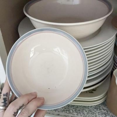 Contents of Upper Kitchen Cabinets