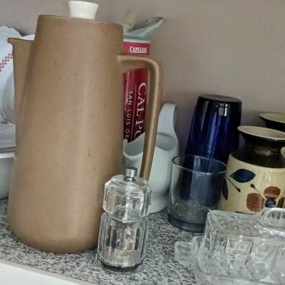 Contents of Upper Kitchen Cabinets