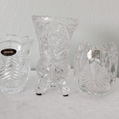 Lead Crystal and Silverplate Service 