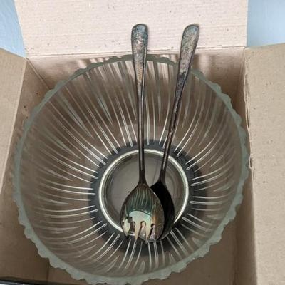 Lead Crystal and Silverplate Service 