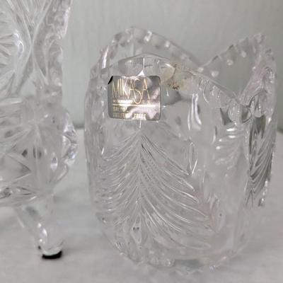 Lead Crystal and Silverplate Service 