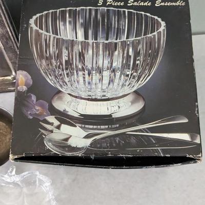 Lead Crystal and Silverplate Service 