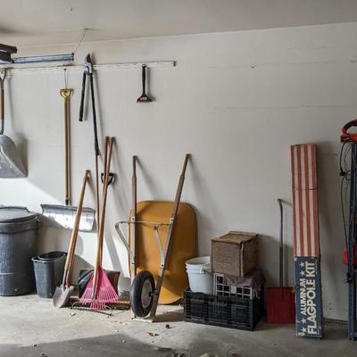 Contents of North Garage Wall