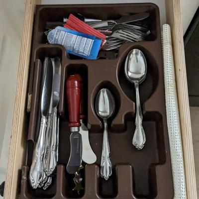 Contents of Lower N Kitchen Cabinets