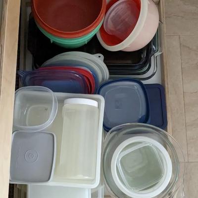 Contents of Lower N Kitchen Cabinets