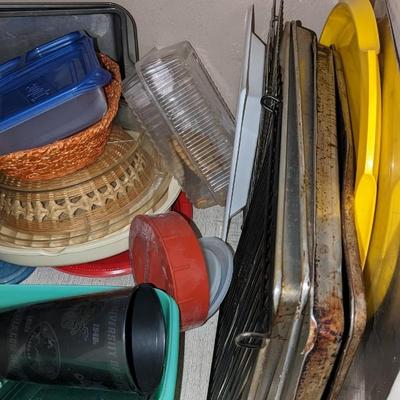 Contents of Lower N Kitchen Cabinets