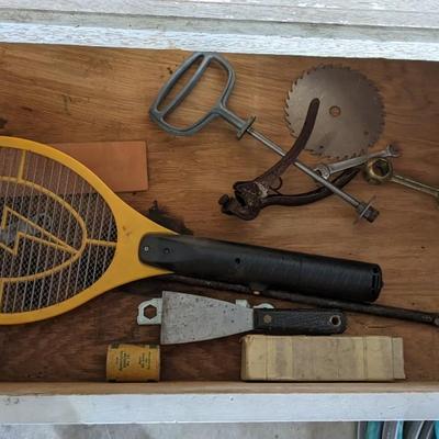 Contents of East Garage Wall