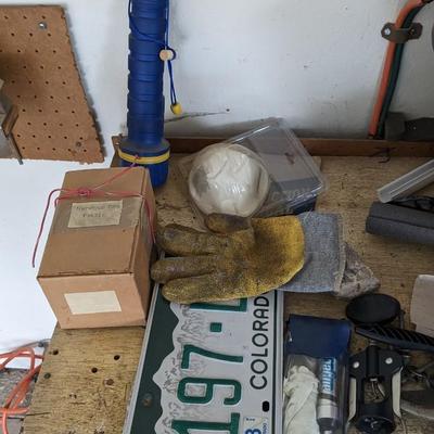 Contents of East Garage Wall