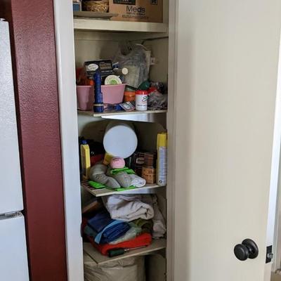 Contents of Kitchen Closet
