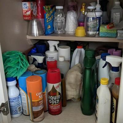 Contents of Lower SE Kitchen Cabinets 