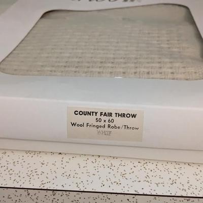 Faribo County Fair Wool Throw