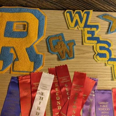 Greeley Colorado Letters, Pennants, and Ribbons