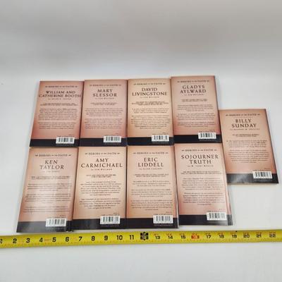9 - HEROS OF FAITH PAPERBACK BOOKS COLLECTION