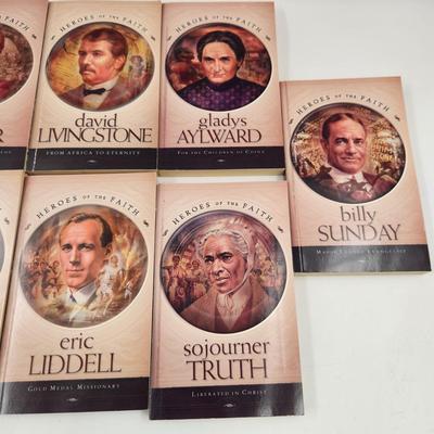 9 - HEROS OF FAITH PAPERBACK BOOKS COLLECTION