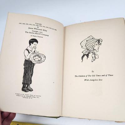 1920 THE BEST LOVED POEMS OF JAMES WHITCOMB RILEY HARDBACK