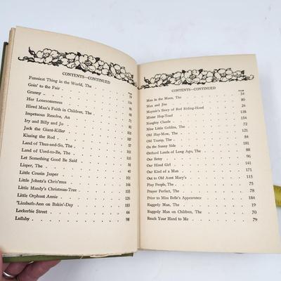 1920 THE BEST LOVED POEMS OF JAMES WHITCOMB RILEY HARDBACK