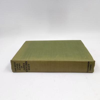 1920 THE BEST LOVED POEMS OF JAMES WHITCOMB RILEY HARDBACK
