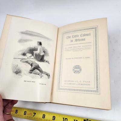 1908 - THE LITTLE COLONEL IN ARIZONA BY ANNIE FELLOWS JOHNSTON HARDBACK