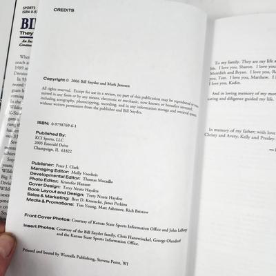 BILL SNYDER - THEY SAID IT COULDNT BE DONE PAPERBACK