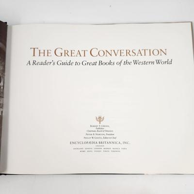 THE GREAT CONVERSATION - EDITOR MORTIMER J. ADLER HARDBACK