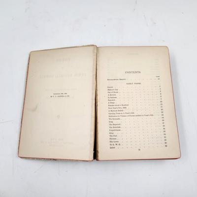 1898 POEMS OF JAMES RUSSELL LOWELL -  BIO SKETCH by NATHAN HASKELL DOLE