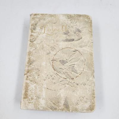 1898 POEMS OF JAMES RUSSELL LOWELL -  BIO SKETCH by NATHAN HASKELL DOLE
