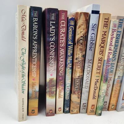 16 PAPERBACK GEORGE MCDONALD BOOKS