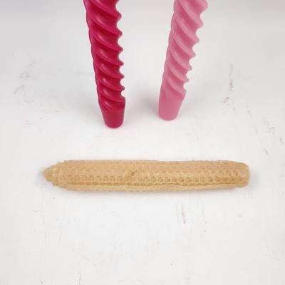 FANTASTIC VINTAGE TWISTED & HONEY COMB CANDLES
