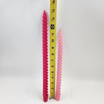 FANTASTIC VINTAGE TWISTED & HONEY COMB CANDLES
