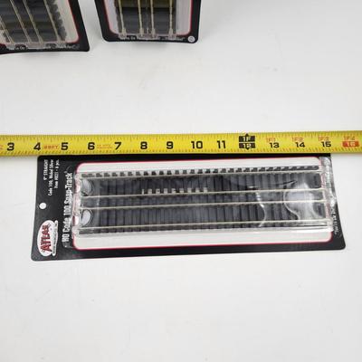 3 PKGS - ATLAS HO CODE 100 SNAP TRACK (9" STRAIGHT #821 6 PC EA)