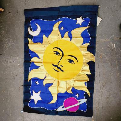 42 x 28 SUN & STARS FLAG NEW