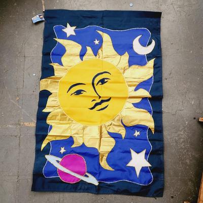 42 x 28 SUN & STARS FLAG NEW