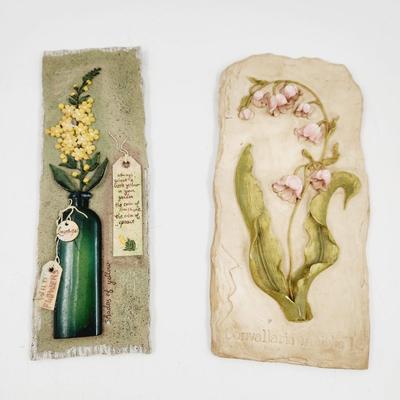 FLOWER WALL PLAQUE BUNDLE