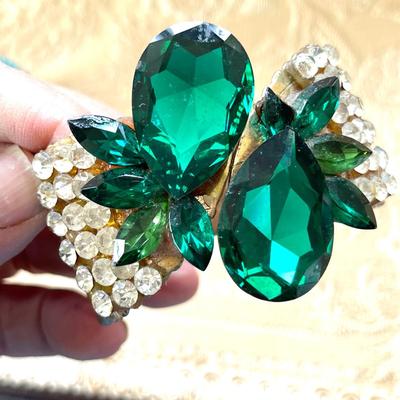 LOT 144 Vintage Costume Jewelry 2 Clamper Bracelets