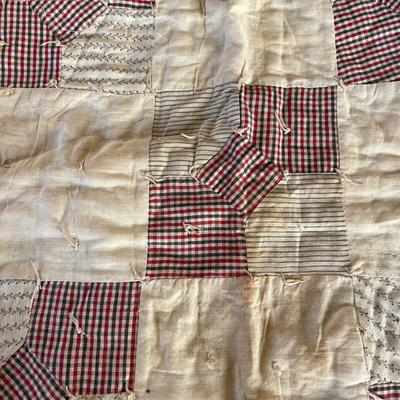 LOT 167 Antique Quilts for Dolls & Babies + Pillow Ticking